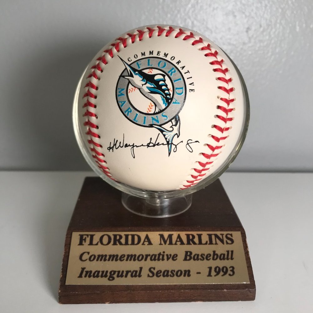 Florida Marlins Commemorative Baseball 1993